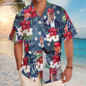 President Trump Election 4th of July Hawaiian Shirt