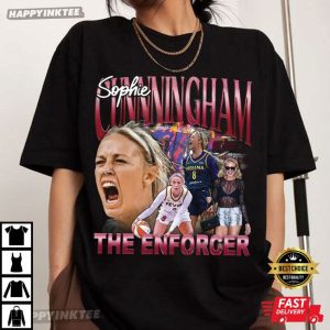 Sophie Cunningham The Enforcer Indiana Fever T-Shirt