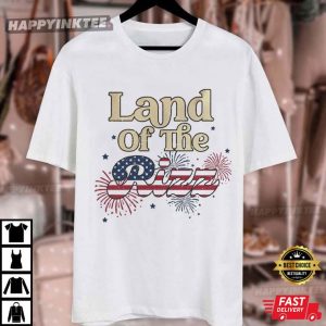Land Of The Rizz Funny 4th Of July Fireworks American T Shirt (3)