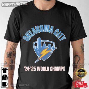 Oklahoma City Thunder OKC Basketball World Champs 24 25 T-Shirt