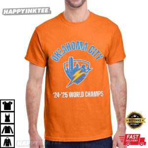Oklahoma City Thunder OKC Basketball World Champs 24 25 T Shirt (2)