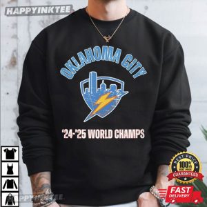 Oklahoma City Thunder OKC Basketball World Champs 24 25 T Shirt (3)