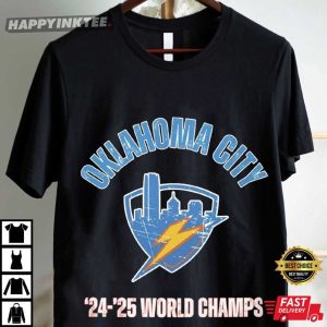 Oklahoma City Thunder OKC Basketball World Champs 24 25 T Shirt (4)