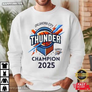 Oklahoma City Thunder Champion 2025 T Shirt (3)