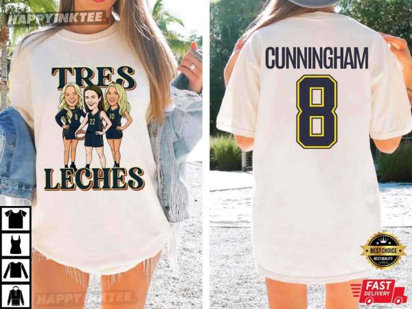 Sophie Cunningham Tres Leches Indiana Fever Basketball T-Shirt