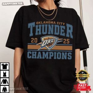 Oklahoma City Thunder Champions 2025 NBA T Shirt (2)