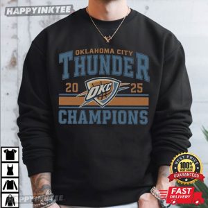 Oklahoma City Thunder Champions 2025 NBA T Shirt (3)