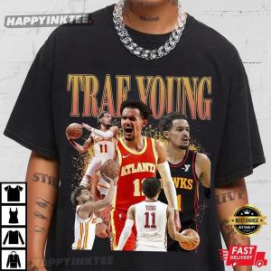 Trae Young Atlanta Hawks Vintage 90s T-Shirt