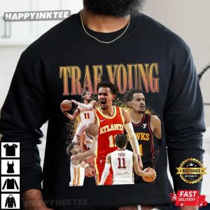 Trae Young Atlanta Hawks Vintage 90s T Shirt (3)