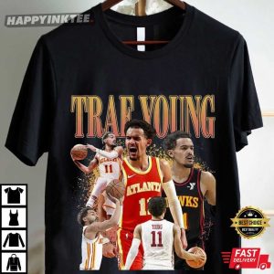 Trae Young Atlanta Hawks Vintage 90s T Shirt (4)
