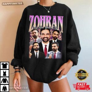 Zohran For New York City Vintage Style Political T Shirt (2)