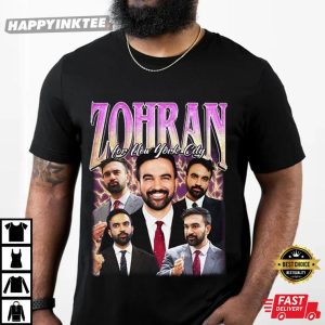 Zohran For New York City Vintage Style Political T Shirt (4)