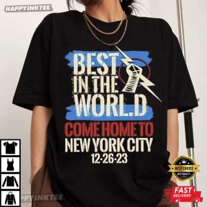 CM Punk Best In The World Come Home To New York City T Shirt (2)