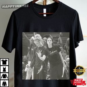 Vintage Caitlin Clark x Sophie Cunningham 90s Style T Shirt (3)