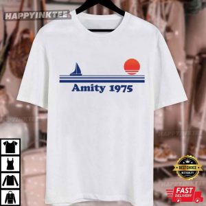 Jaws Amity Island 1975 T Shirt (4)
