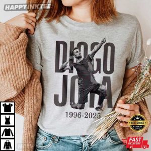 Diogo Jota RIP 1996 2025 Gift For Fan T Shirt (2)
