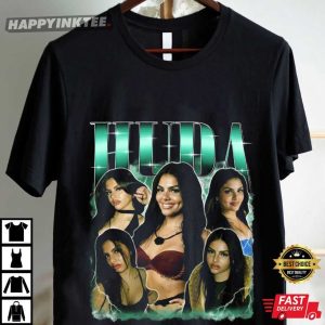 Huda Mustafa Love Island Vintage Graphic T Shirt (4)