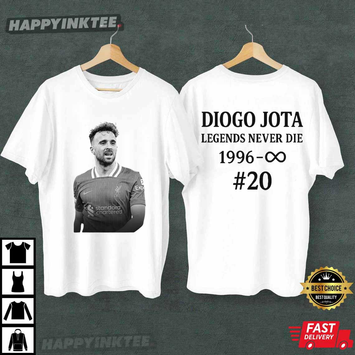RIP Diogo Jota Liverpool Legends Never Die 1996-2025 Memorial T-Shirt RIP Diogo Jota Liverpool Legends Never Die 1996-2025 Memorial T-Shirt