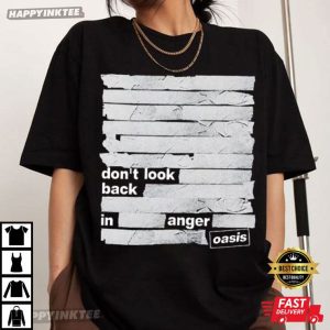 Oasis Live ’25 World Tour Don’t Look Back In Anger T Shirt (2)