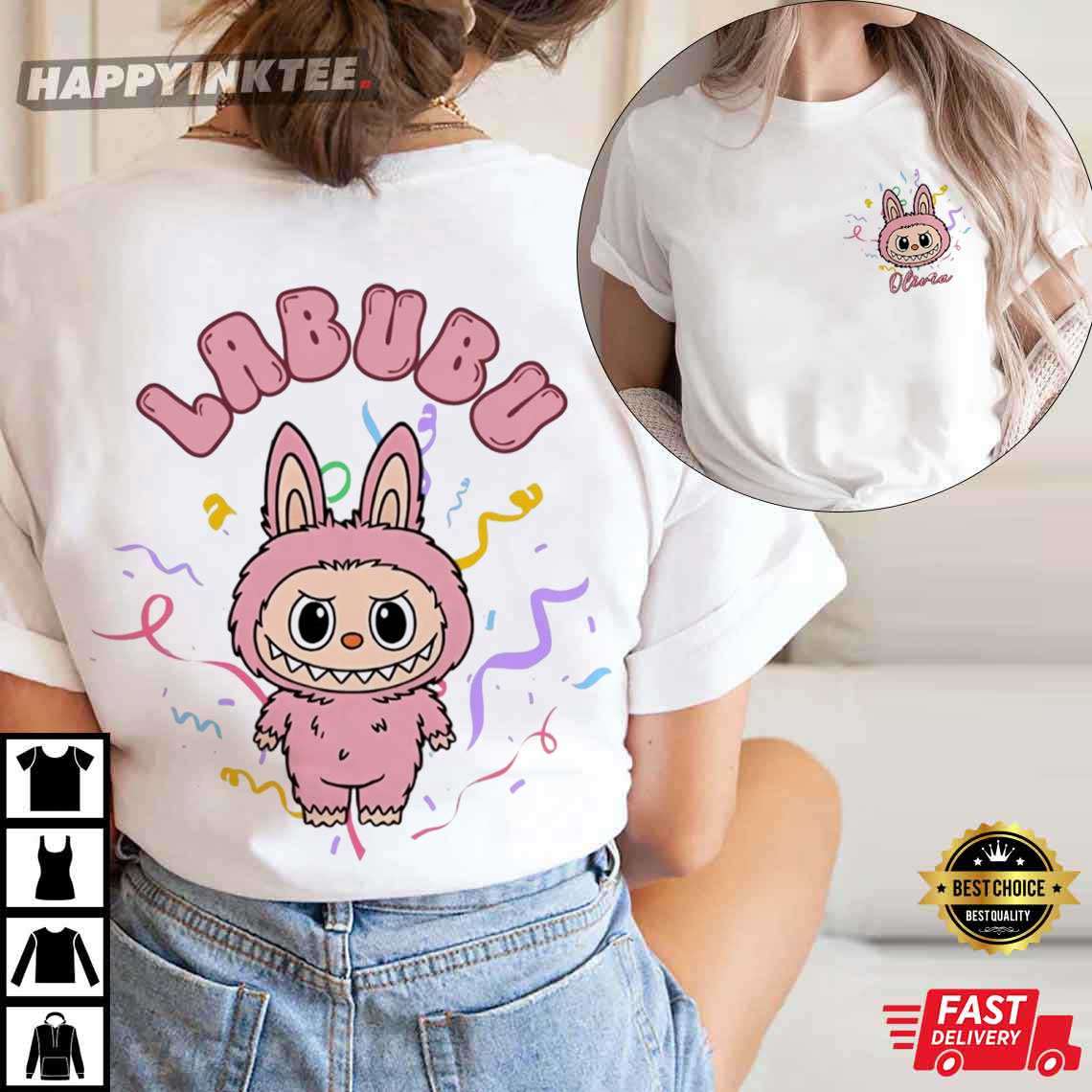 Custom Labubu The Monsters Mokoko Pop Mart T-Shirt Custom Labubu The Monsters Mokoko Pop Mart T-Shirt