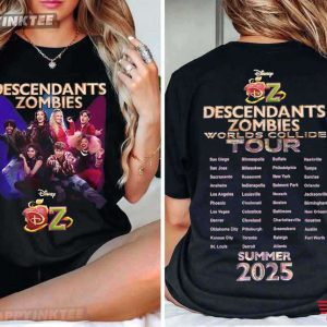 Descendants Zombies World Tour Summer 2025 T-Shirt