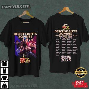 Descendants Zombies World Tour Summer 2025 T Shirt (2)