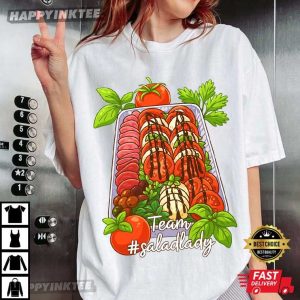Team Salad Lady Funny T Shirt (4)