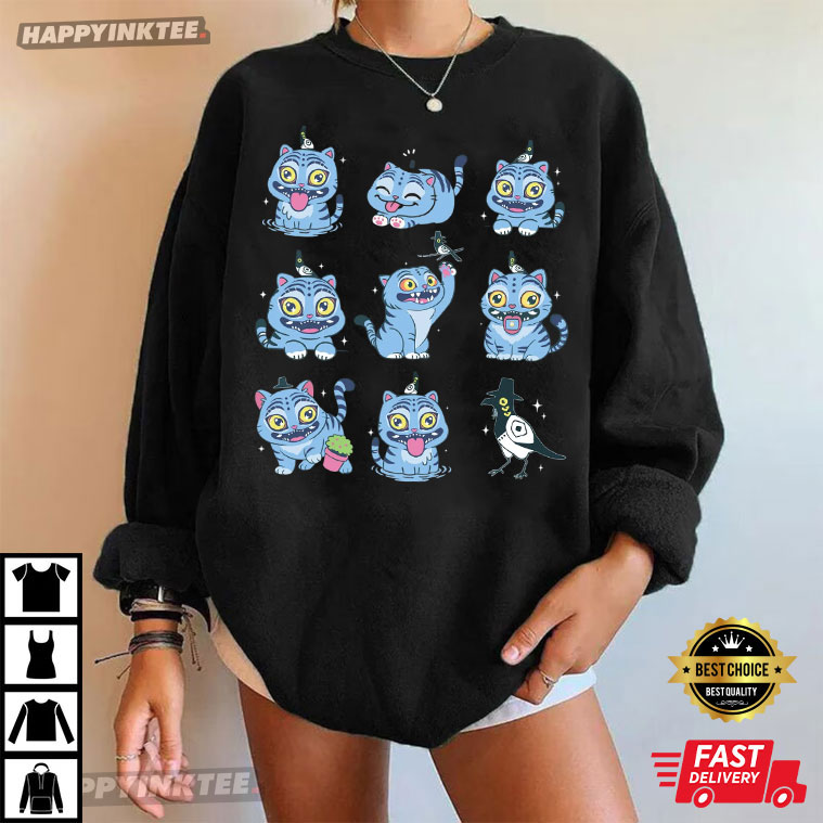 Cute Derpy The Tiger And Bird KPop Demon Hunters T-Shirt Cute Derpy The Tiger And Bird KPop Demon Hunters T-Shirt