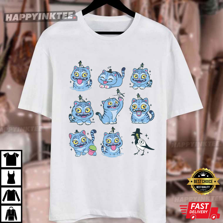 Cute Derpy The Tiger And Bird KPop Demon Hunters T-Shirt Cute Derpy The Tiger And Bird KPop Demon Hunters T-Shirt