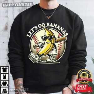 Let's Go Bananas Baseball Sports Team Mascot T Shirt (2)