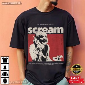 Scream Scary Movie Vintage Graphic T-Shirt