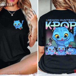 Kpop Demon Hunters Tiger Derpy The Tiger And Bird Demon T-Shirt