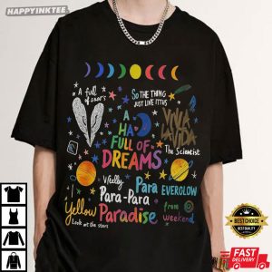 Coldplay Band Full Of Dreams Colorful Fan Gift T Shirt (3)