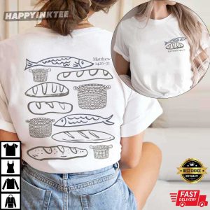 Five Loaves And Two Fishes Christian Religious T-Shirt
