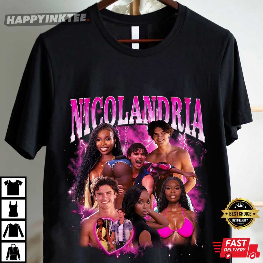 Nicolandria Love lsland USA Bootleg Vintage T-Shirt Nicolandria Love lsland USA Bootleg Vintage T-Shirt