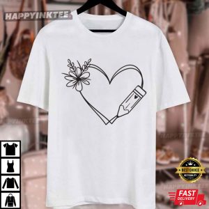Heart Drawing Gift For Teacher T Shirt (3)