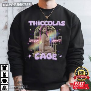 Nicolas Cage Thiccolas Cage Funny Meme T Shirt (3)