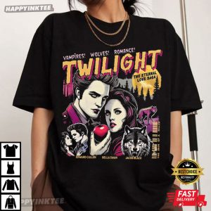 Retro Vintage Twilight Gift For Book Lover T-Shirt