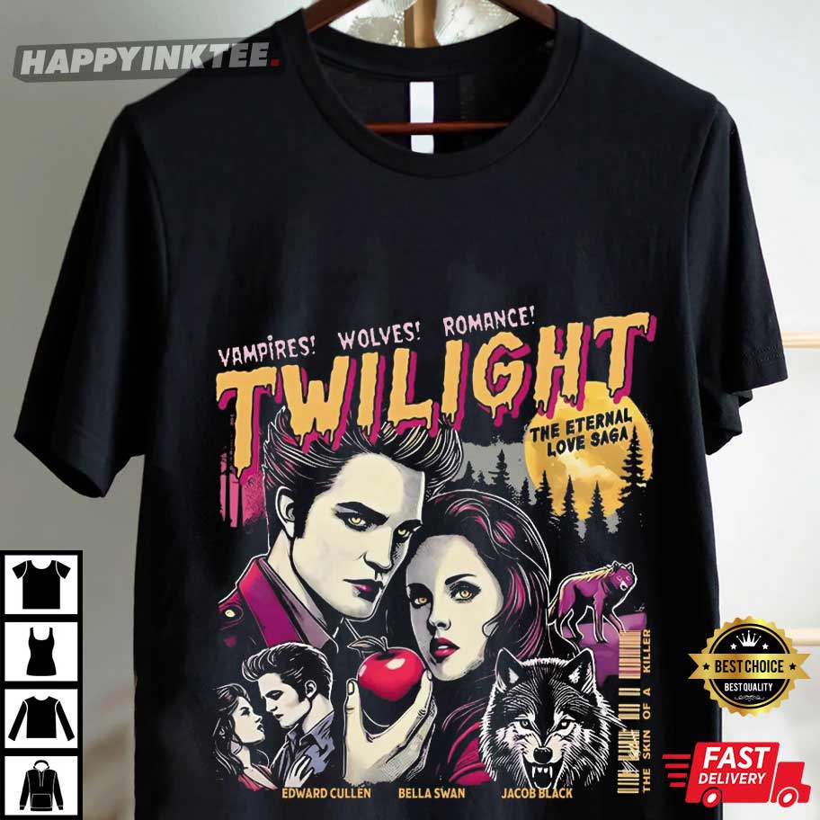 Retro Vintage Twilight Gift For Book Lover T-Shirt Retro Vintage Twilight Gift For Book Lover T-Shirt