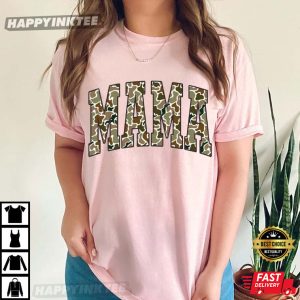 Camo Mama Mother's Day Gift T Shirt (2)