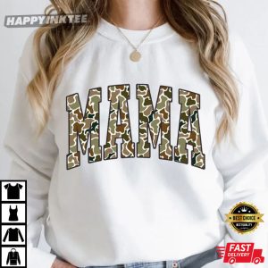 Camo Mama Mother's Day Gift T Shirt (3)