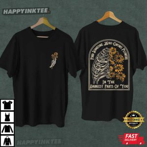 Zach Bryan Find Someone Who Grows Flowers In The Darkest Parts Of You Skeleton T Shirt (2)