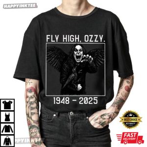 Ozzy Osbourne Black Sabbath Fly High RIP T-Shirt