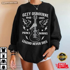 Ozzy Osbourne Prince of Darkness Memorial Gothic Rock Guitar T Shirt (2)