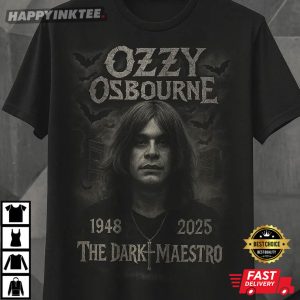 Ozzy Osbourne Tribute The Dark Maestro 1948–2025 T-Shirt
