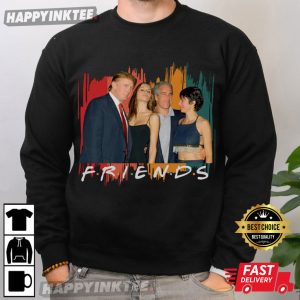 Donald Trump And Jeffrey Epstein Best Friends Parody T Shirt (3)
