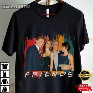 Donald Trump And Jeffrey Epstein Best Friends Parody T Shirt (4)