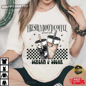 Freshly Boo’d Coffee Halloween T-Shirt