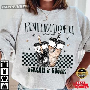 Freshly Boo’d Coffee Halloween T-Shirt