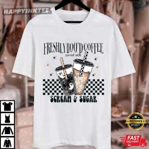 Freshly Boo’d Coffee Halloween T-Shirt